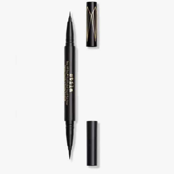 NWT- STILA- Stay All Day Dual-Ended Waterproof Liquid Eyeliner-“INTENSE BLACK” - Picture 1 of 9
